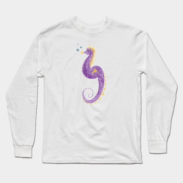 Seahorse Long Sleeve T-Shirt by FalyourPal